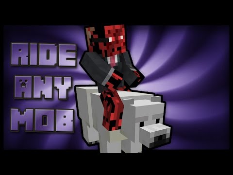 How to RIDE ANY MOB in Minecraft!