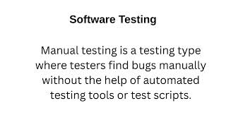 What is Manual Testing? | Manual Testing Definition for Beginners