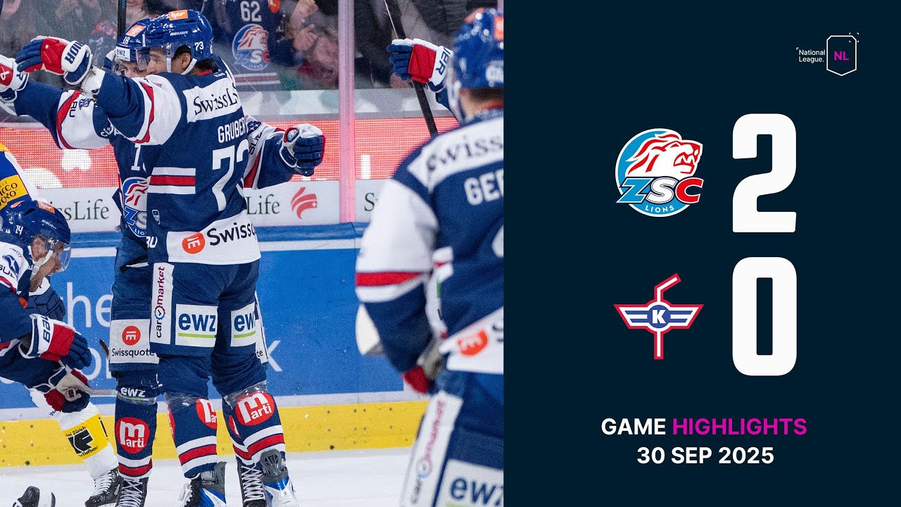 ZSC Lions vs. EHC Kloten - Game Highlights