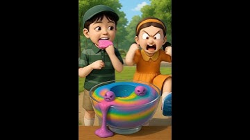 Squid Game AI Edible  Ice Cream ASMR #squidgame #squidgame2 #ai #asmr 25 May 2025