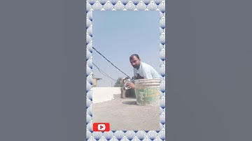 chhajje ki boundary per#wallputtykaisekare #youtubeshorts #youtubechannel#seha
