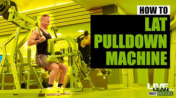How To Do A MACHINE FRONT LAT PULLDOWN (Hammer Strength) | Exercise Demonstration Video and Guide