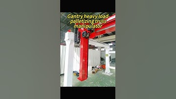 heavy-duty sorting truss robotic arm assists in factory automation.