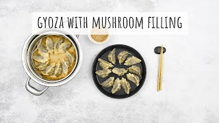 How to make Gyoza with mushroom filling with AMC