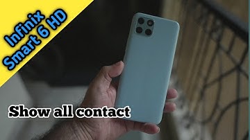 Contact Import In Infinix Smart 6 HD, How To Import Export Contact In Infinix Smart 6 HD,