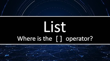 C++ List  - Why there is no Subscript Operator