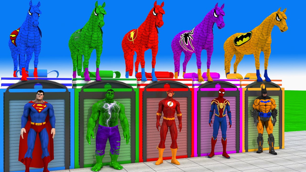 Long Slide Game With Cow Elephant Gorilla Hippopotamus Tiger 3d Animal Game Funny 3d Animals