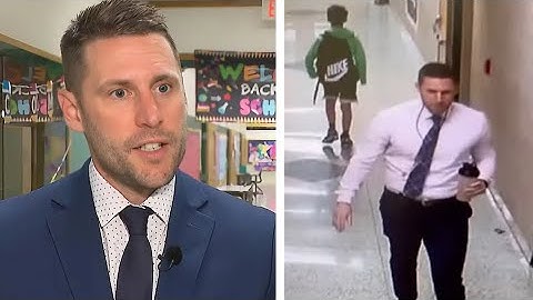 Principal is caught in school hallways doing something that left parents speechless