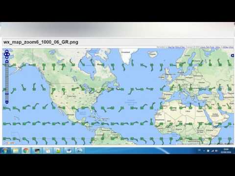 Temperaute and wind using OpenLayers
