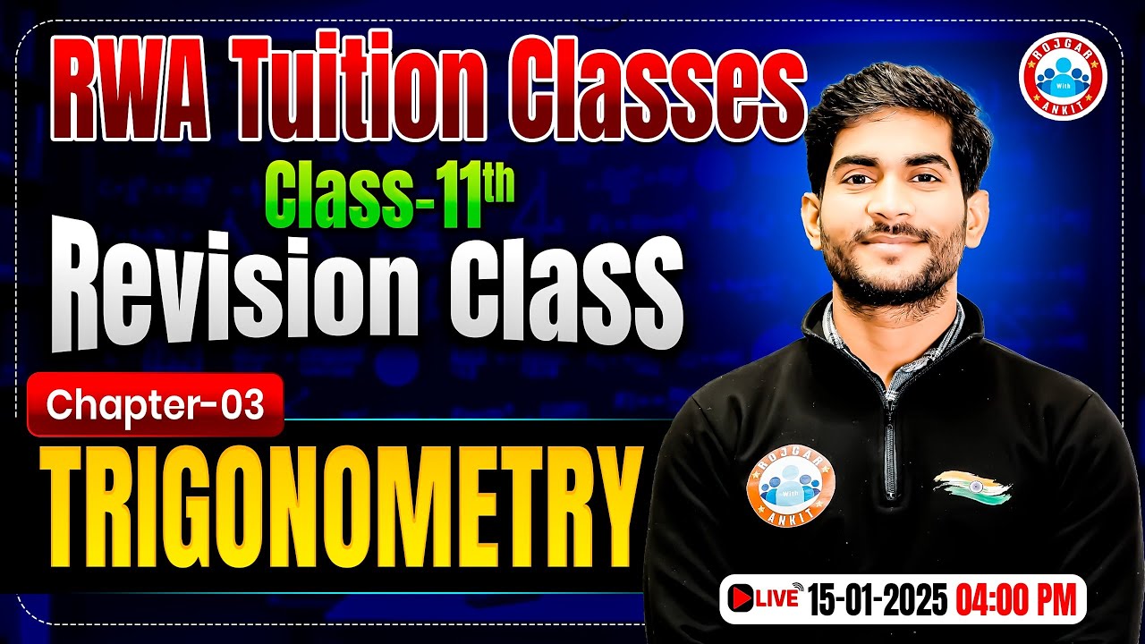 Class 11 Maths Chapter 3 Trigonometry | 11th Maths Revision Class By ...