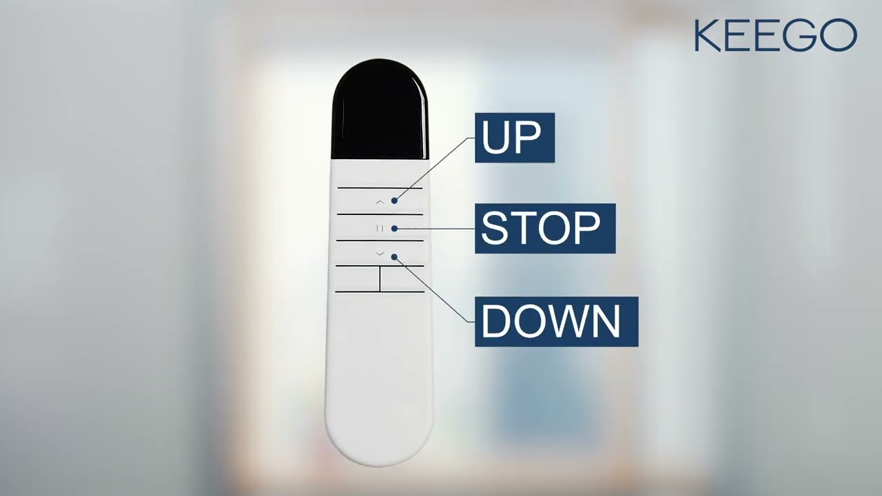 KEEGO 電動ロールスクリーン つっぱりタイプ - YouTube