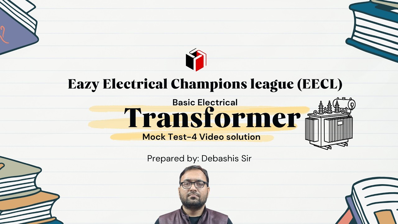 EECL I Machines Test-4 I Transformer Principle & operation - YouTube