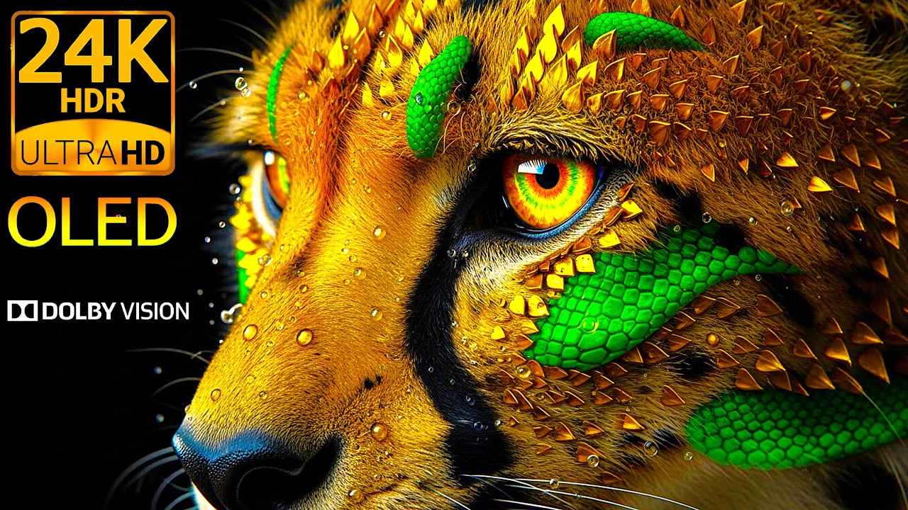 ⁣Wild Life 24K HDR 120FPS Dolby Vision OLED Test (8K/4K Video)