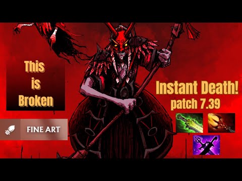 Grimstroke Mid Is Broken in Patch 7.39 – 1 Combo = Instant Death! (Fine Art Facet) Dota 2