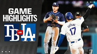 Rays vs. Dodgers Game Highlights (8/23/24) | MLB Highlights thumbnail