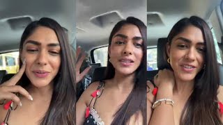 Mrunal Thakur Instagram Live