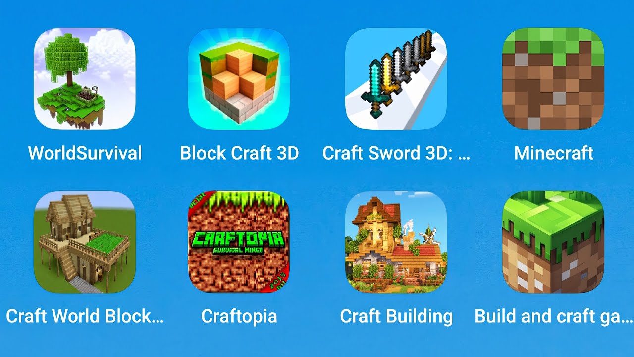 WorldSurvival, Block Craft 3D, Craft Sword 3D, Minecraft, Craft World ...