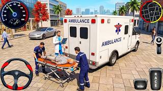 Ambulance City Rescue Simulator - 911 US Emergency Ambulance Driving 3D - Android Gameplay screenshot 2