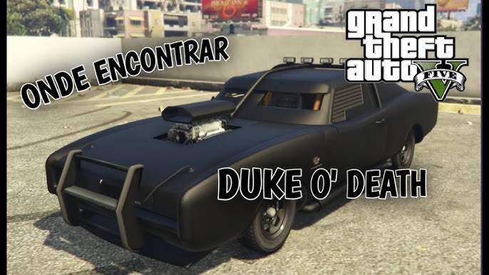 Como achar o Duke O'Death! - Carro RARO!  GTA V - PS4, Xbox One ou PC  [PT-BR] 