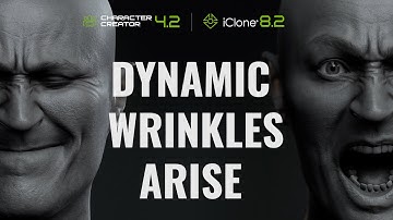 Dynamic Wrinkles System for Digital Humans & Cartoon Characters | Character Creator 4.2 & iClone 8.2