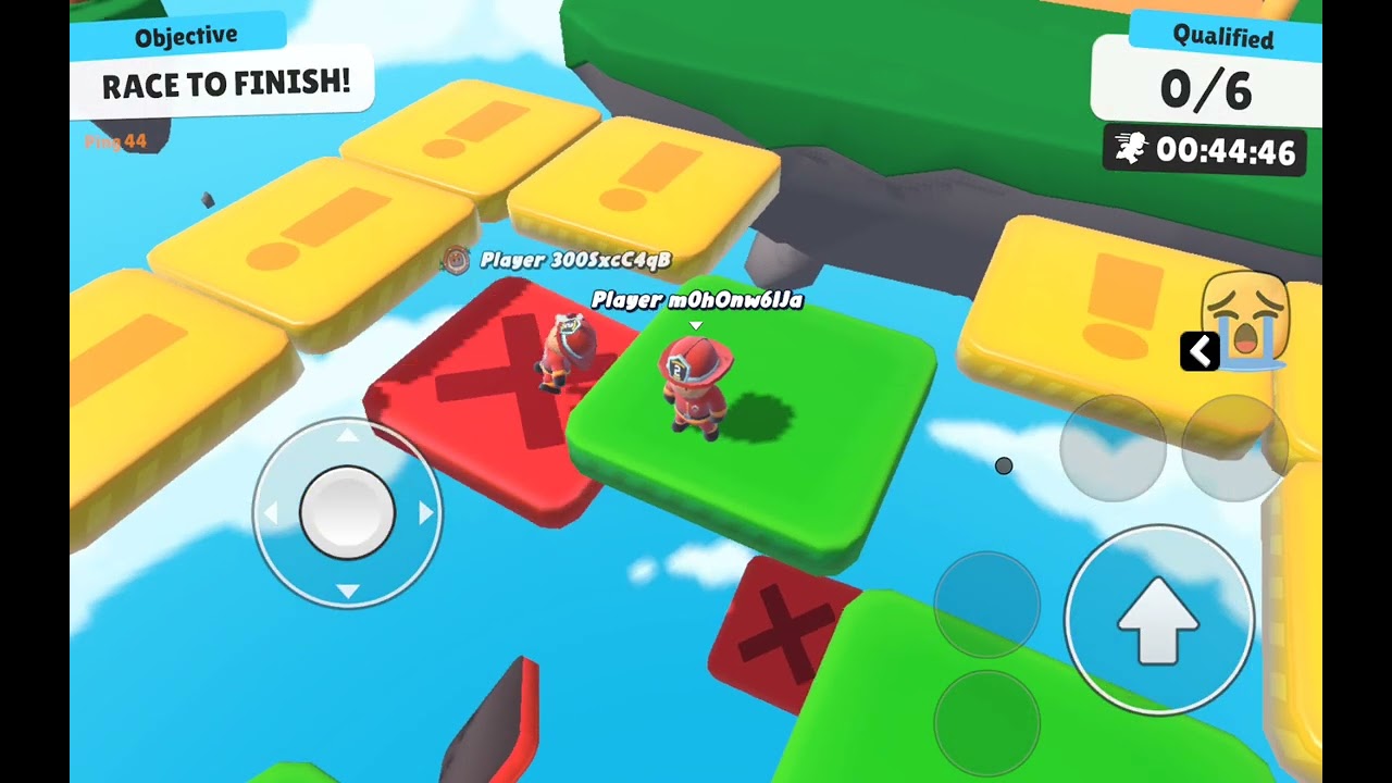 Playing stumble guys first time very irritating 😑 