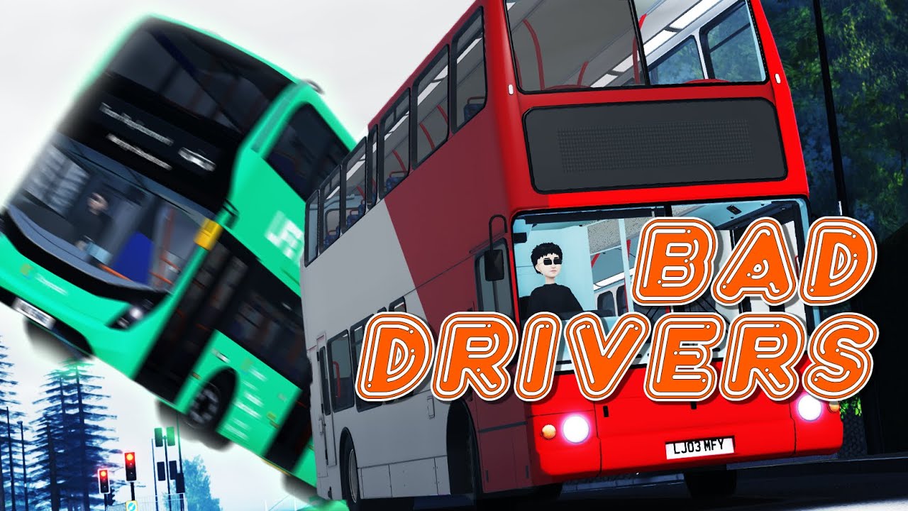 BAD DRIVERS on Sim Servers #1 | Funny moments | Observations | Croydon: London Bus Simulator