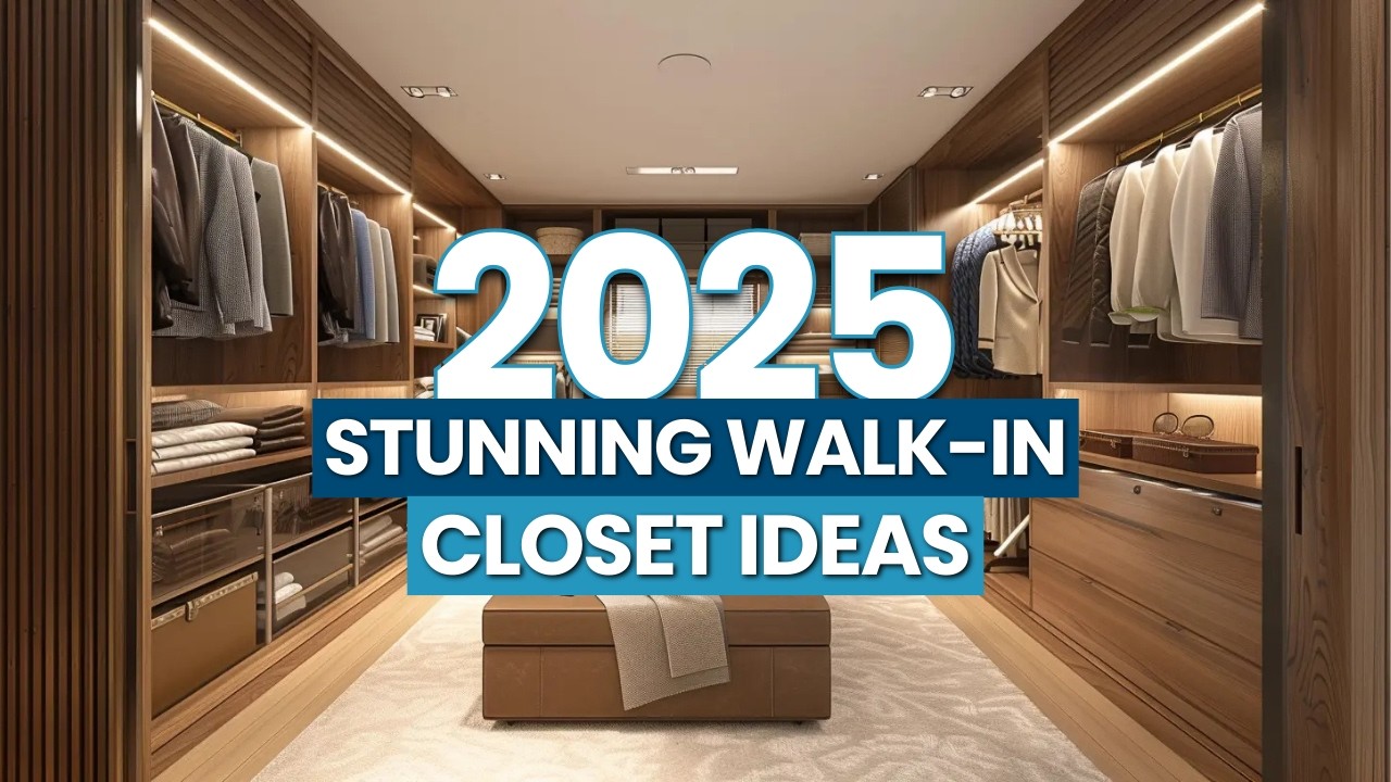 Stunning Walk-In Closet Ideas 2025 | Luxury Closet Designs | Chic ...