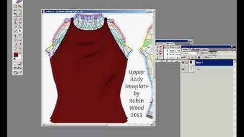 Second Life Clothing Tutorial: Wrinkles, Shading, and Texture: pt 1