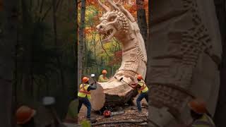 Rescue Dragon From Giant Log