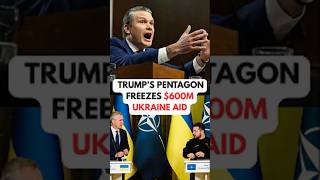 TRUMP’S PENTAGON FREEZES $600M UKRAINE AID — EVEN REPUBLICANS ARE FURIOUS