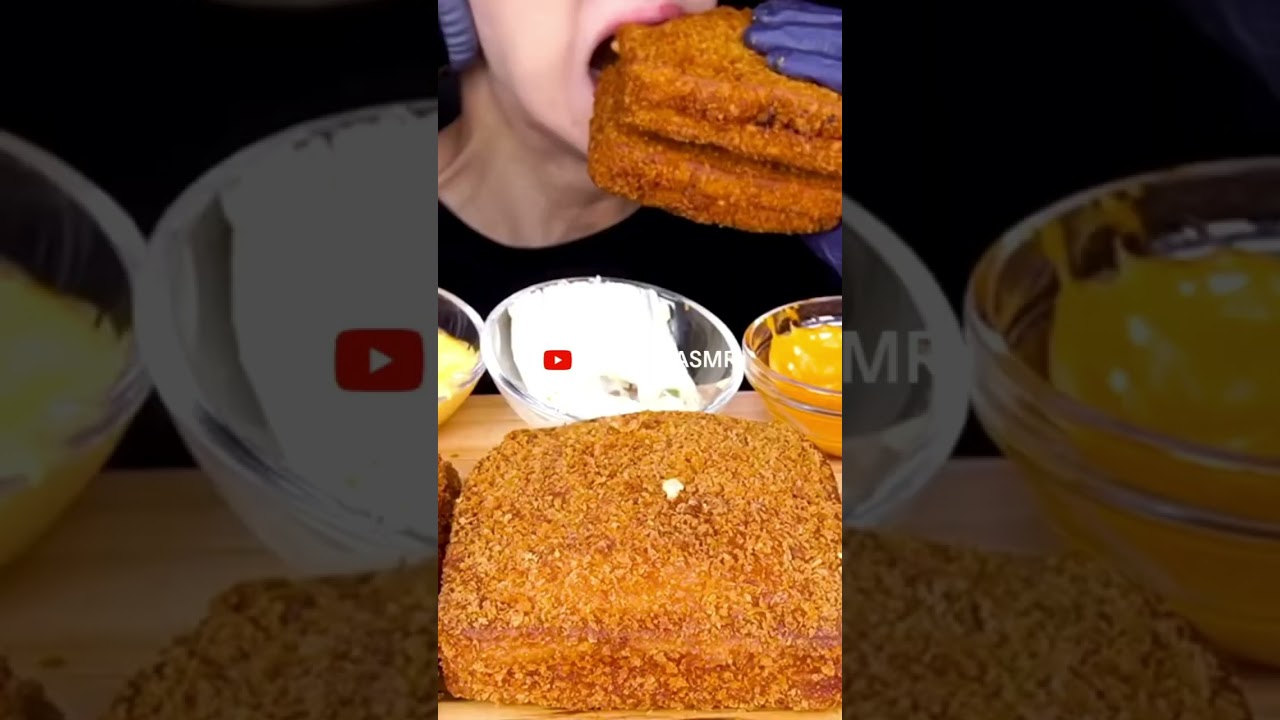 Eating Sounds *Crispy Frief Croquette Fire Noodles 