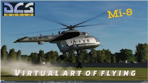 DCS World simulator: Helicopter Mi-8  - Landing without tail rotor.   # 90