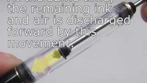 Pilot Custom 823 - Details of the filling mechanism