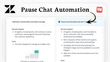 Een proactief bericht in Zendesk pauzeren