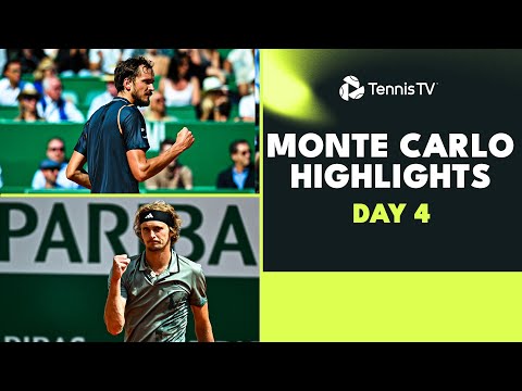 Medvedev, Zverev, Ruud, Thiem & More All In Action | Monte Carlo 2023 Highlights Day 4