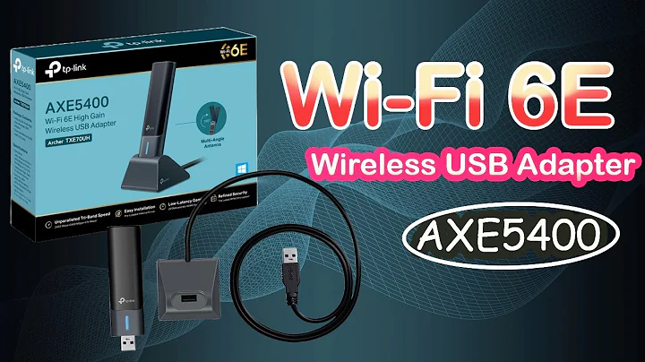 AXE5400 Wi-Fi 6E USB Adapter Boost Your Wi-Fi Speed - Unboxing