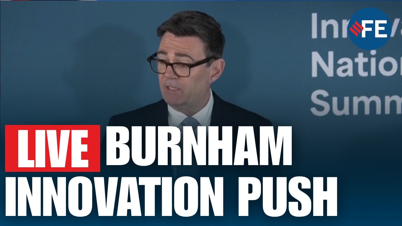 LIVE: Andy Burnham Speaks at Innovation Nation Summit in Manchester | UK Politics | WATCH NOW