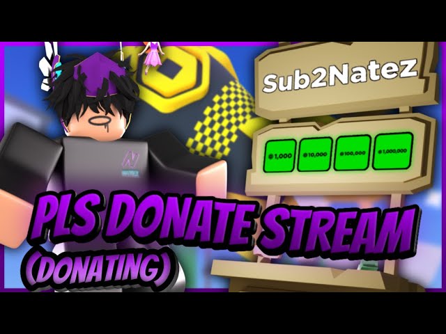 🔴LIVE ROBLOX PLS DONATE GIVEAWAYS YOU DECIDE HOW LONG I STREAM! 🎉SPIN THE  WHEEL FOR ROBUX! 