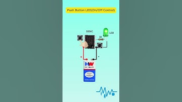 Simple 555 IC Flip-Flop Circuit | LED On/Off with Buttons #Shorts
