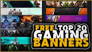 Top 20 Gaming Banner Templates | Free Download | No Text