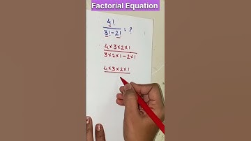 Awesome Tricks for Fractorial Equation 😉#mathstricks #shortsfeed #trending #viral #factorial