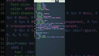 Subscribe Text Animation HTML CSS and JavaScript