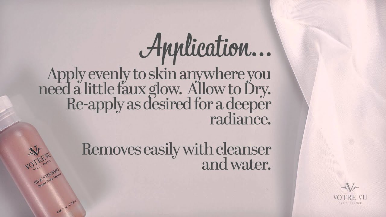 Ready, Set, Glow...in Votre Vu Silk Stockings Tinted Glow-tion