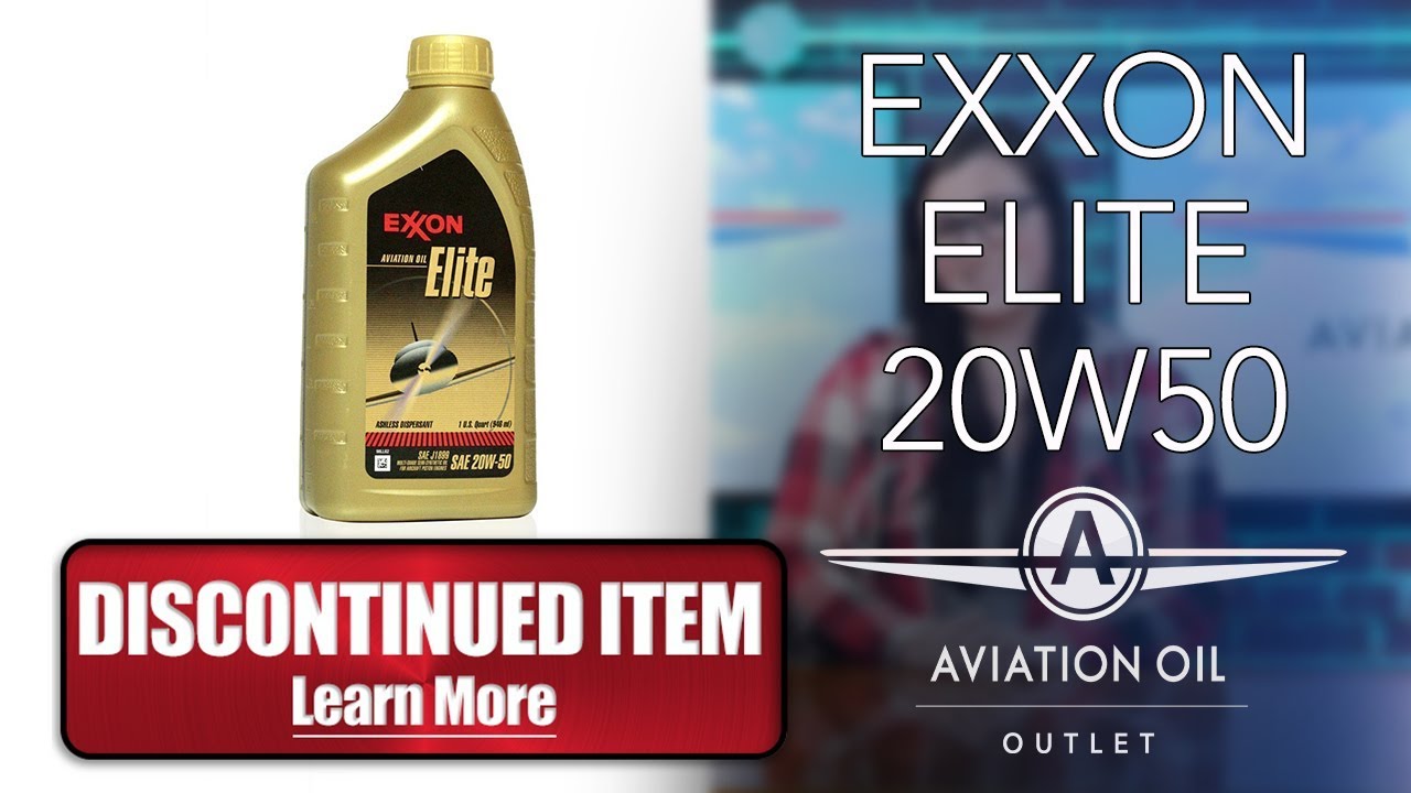 Exxon Elite 20W-50 Has Been Discontinued | Aviation Oil Outlet