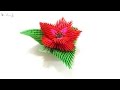 How to make 3d origami flower 2