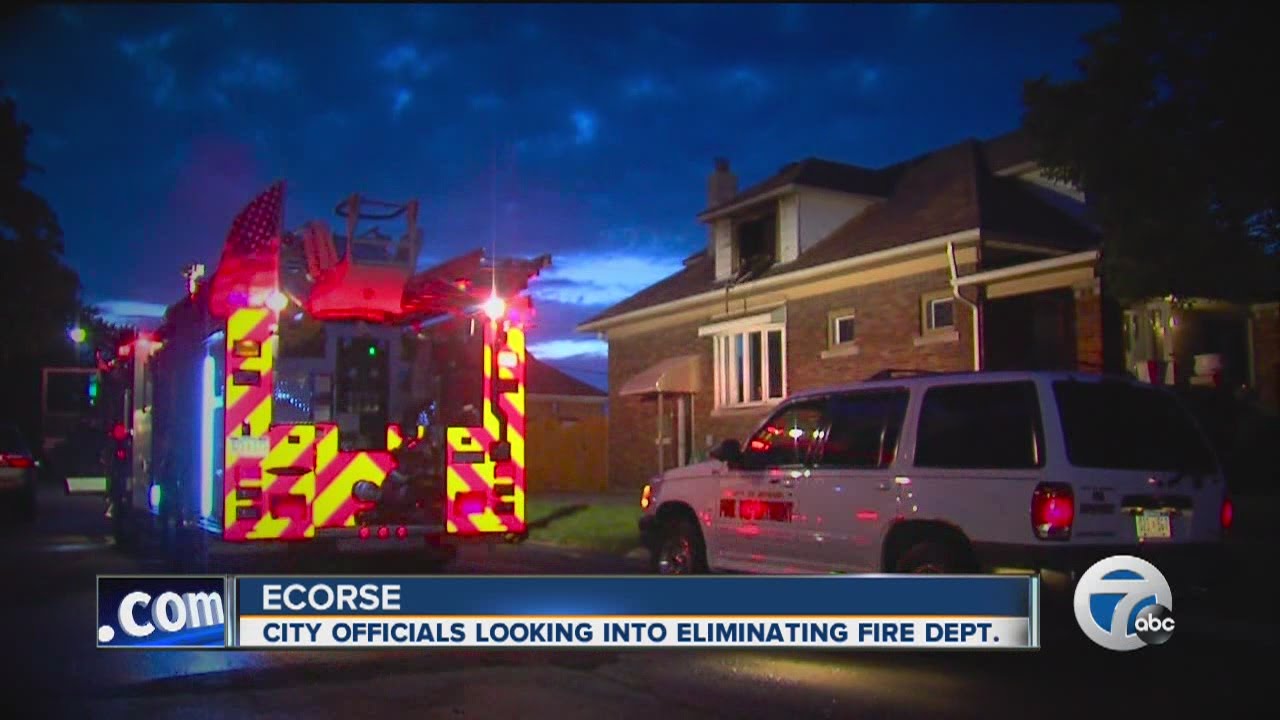 Ecorse may eliminate fire department YouTube