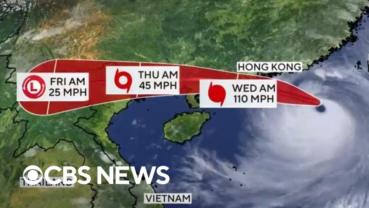 Super Typhoon Ragasa targets Southern China, Hong Kong