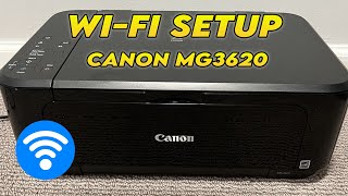 Canon Pixma MG3620 : How to Setup the Wireless Wi-Fi (iPhone & Android)