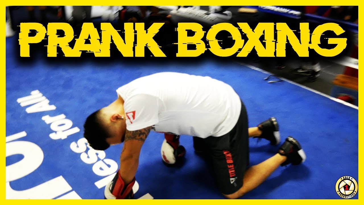 PRANK BOXING EVER ! VLOG 1 YouTube