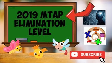 2019 Metrobank MTAP DepEd Math Challenge- Elimination Level